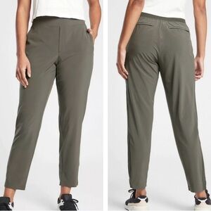 Athleta Brooklyn Ankle Pant – Mountain Olive (Size 12)